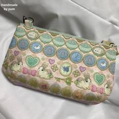 ユキエモン yukiemon ハンドメイド ファスナーポーチ ポシェット