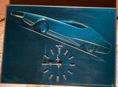 激レア品日産スカイラインケンメリパネル時計壁掛け時計時計美品