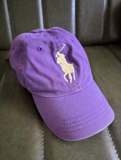 POLO 紫 ベースボールキャップ 3