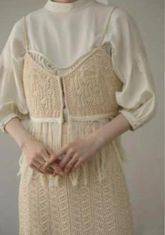 【新品】eaphi HAND CROCHET KNIT BUSTIER HAND CROCHET KNIT BUSTIER【POPUP先行】