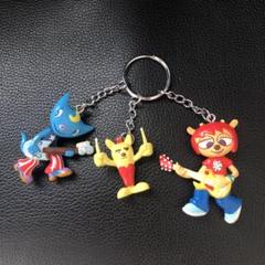 パラッパラッパー　Um Jammer Lammy 3連キーホルダー　ストラップ s-l400.jpg
