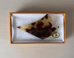 【美品】本鼈甲 ブローチ 箱入り