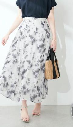 natural couture 長さ変えられるフレアスカート