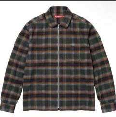 24SS Shadow Plaid Flannel Zip Up Shirtのサムネイル