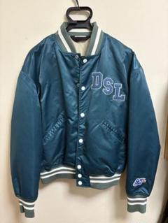 DIESEL ディーゼルバーシティボンバージャケットスタジャン M サテン