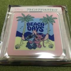 ①スティッチ アクリルマグネット ディズニー