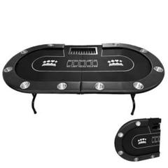 2655新品*ポーカーテーブル10人対応カジノ チップラック