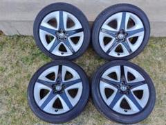 ◾️美品◾️トヨタ50後期純正プリウスAツーリング　ホイールタイヤ215/45R17 新車外し 美品】トヨタ 50 プリウス ツーリング 純正 17in 7J +