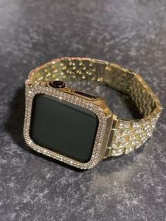 大人気♡ Apple Watch キラキラ ケース ゴールド 41mm