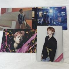 EXO - EXO ベッキョン トレカ＆ポストカード＆下敷きセット BAEKHYUN JAPAN 1st MINI ALBUM「BAEKHYUN」(通常盤)、EXO-L