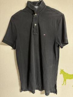 TOMMY HILFIGER ブラックポロシャツ CLASSIC FIT