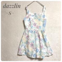 ダズリン 花柄ノースリーブ チュニック S フェミニン フリル