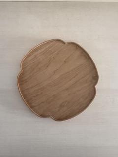 kiwaha 木瓜折敷 楓 九寸 無機ガラス塗装仕上げ 27cm×27cm kiwaha 木瓜折敷 楓 九寸 無機ガラス塗装仕上げ 27cm×27cm