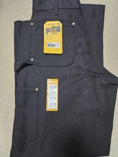 Carhartt ダブルニー アメリカ製 33x30 B01 ブラック