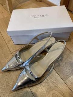 パブリックトウキョウ　シルバー　ミュール ベルテッドミュール(1 SILVER): : ウィメンズ｜PUBLIC TOKYO