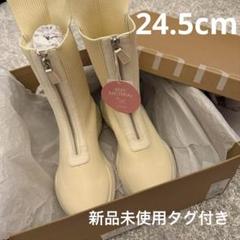 emmi エミ ニットブーツ レディース 24.5cm アイボリー 新品未使用のサムネイル