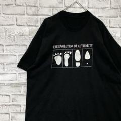 USA製90sヴィンテージTシャツ！シングルステッチ　ブラック半袖古着2XL27
