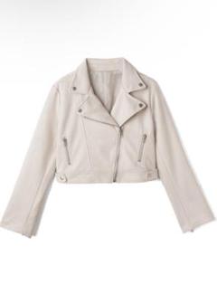 ☆美品☆ プラージュ　スエード　ライダースジャケット　ベージュ rb25003_1.jpg