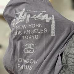 Stüssy グレー Tシャツ 624-6411 Stüssy グレー Tシャツ 624-6411 - メルカリ
