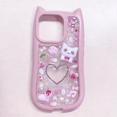 ❤︎現品❤︎ iPhone15Pro デコケース 女児 平成女児 量産型 地雷系