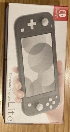 Nintendo Switch light グレー　ピクミンケース、強化ガラス付