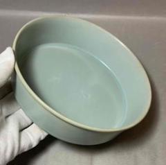中国 水盤（盥形洗筆）高台あり　u6230939 中国 水盤（盥形洗筆）高台あり u6230939 - メルカリ