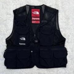 【希少】シュプリーム ノースフェイス Cargo Vest ベスト 黒 M