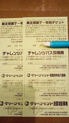 グリーンランド フリーパスの中古 未使用品 メルカリ