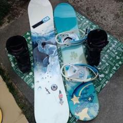 SALOMOM SEQUENCE スノーボードとブーツセット ☆スノーボード＋バインディング＋ブーツ 3点セット キッズ