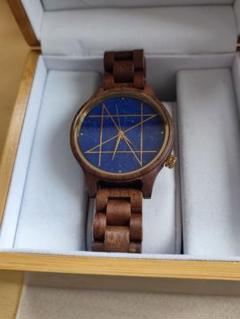 中古NOZ 腕時計 クオーツモデル ラピスラズリ ウォールナット Rurichi 2サイズ】QUARTZ MODEL クオーツモデル/ラピスラズリ