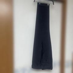 SSメンズスリムスラックスミディアムグレーマイクロピンヘッド柄折り目加工44美品