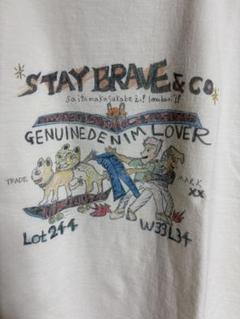 STAY BRAVE & CO. アートプリント Tシャツ　草彅剛　ヴンテージ