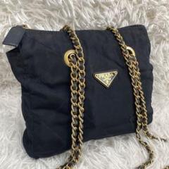 プラダ◼︎キルティング ダブルチェーン ショルダーバッグ プラダ(PRADA)プラダ チェーンショルダー バッグ ショルダー