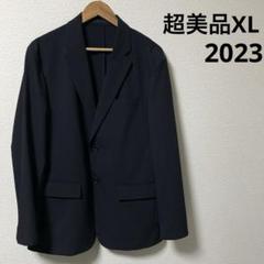 ユニクロ 感動ジャケット ウールライク ネイビー XL - メルカリ