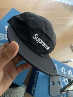 Supreme Waxed Ripstop Camp Cap 黒