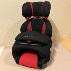 【美品】AILEBEBE 赤黒 チャイルドシートクッション　サラット　格安 美品】AILEBEBE 赤黒 チャイルドシートクッション サラット 格安
