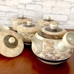 大正時代の東洋陶器！急須と蓋付き湯呑4客セット！ 楽天市場】九谷焼（茶道具・湯呑・急須｜コーヒー・お茶用品