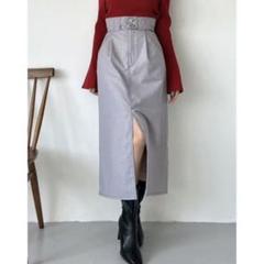 dazzlin アソートストレートスカート パープル Sサイズ