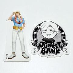ジャンケットバンク　獅子神敬一　カード　ステッカー　グッズ　12個セット ジャンケットバンク 獅子神敬一 カード ステッカー グッズ 12個