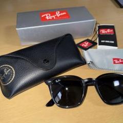 Ray-Ban ブラックサングラス スクエア レイバン
