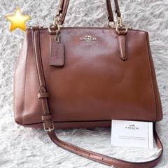 COACH クリスティキャリーオール 2way ハンドバッグ ショルダーバッグ