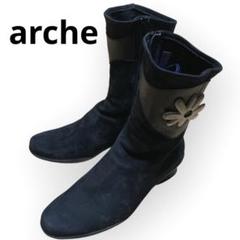 【極美品】arche アルシュ サイドゴア ショートブーツ36 フランス製 2025年最新】arche ブーツの人気アイテム - メルカリ