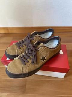 29cm【中古】ONE STAR J SUEDE スエード ブラウン Amazon | (B倉庫）【限定モデル 日本製】CONVERSE ONE STAR J