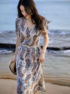 新品　レディース　ドレス　ワンピース　海　海岸　ハワイ　ビーチ　セクシー　夏服