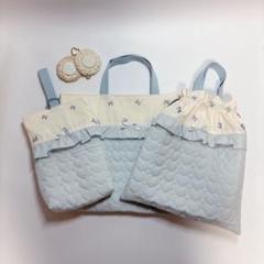 レッスンバッグ 上履き入れ 体操服袋 ヌビ ハート刺繍
