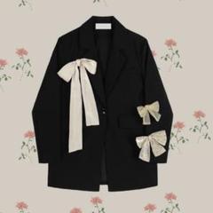 2025年最新】RIBBON attacthed black jacketの人気アイテム