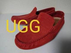 UGG Henrick Stripe Perf ドライビングシューズ 赤