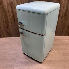 G490\"　オーヤマ レトロデザイン冷蔵庫 PRR-082D-LG 2021年製 G490