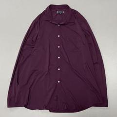 90s Vintage レーヨン100% L/S シャツ ドット ドレープ 光沢