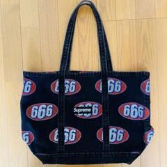 シュプリーム2017SS 666デニムトート SUPREME シュプリーム 2017SS 666 Denim Tote